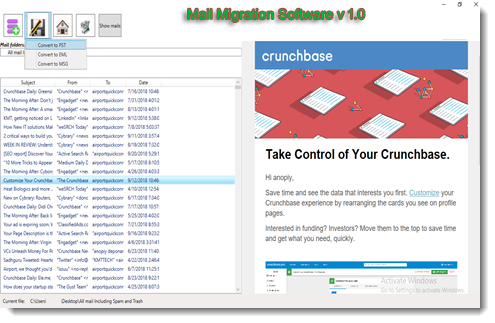 MBOX to MSG Conversion