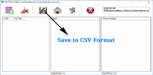 save email address to CSV format